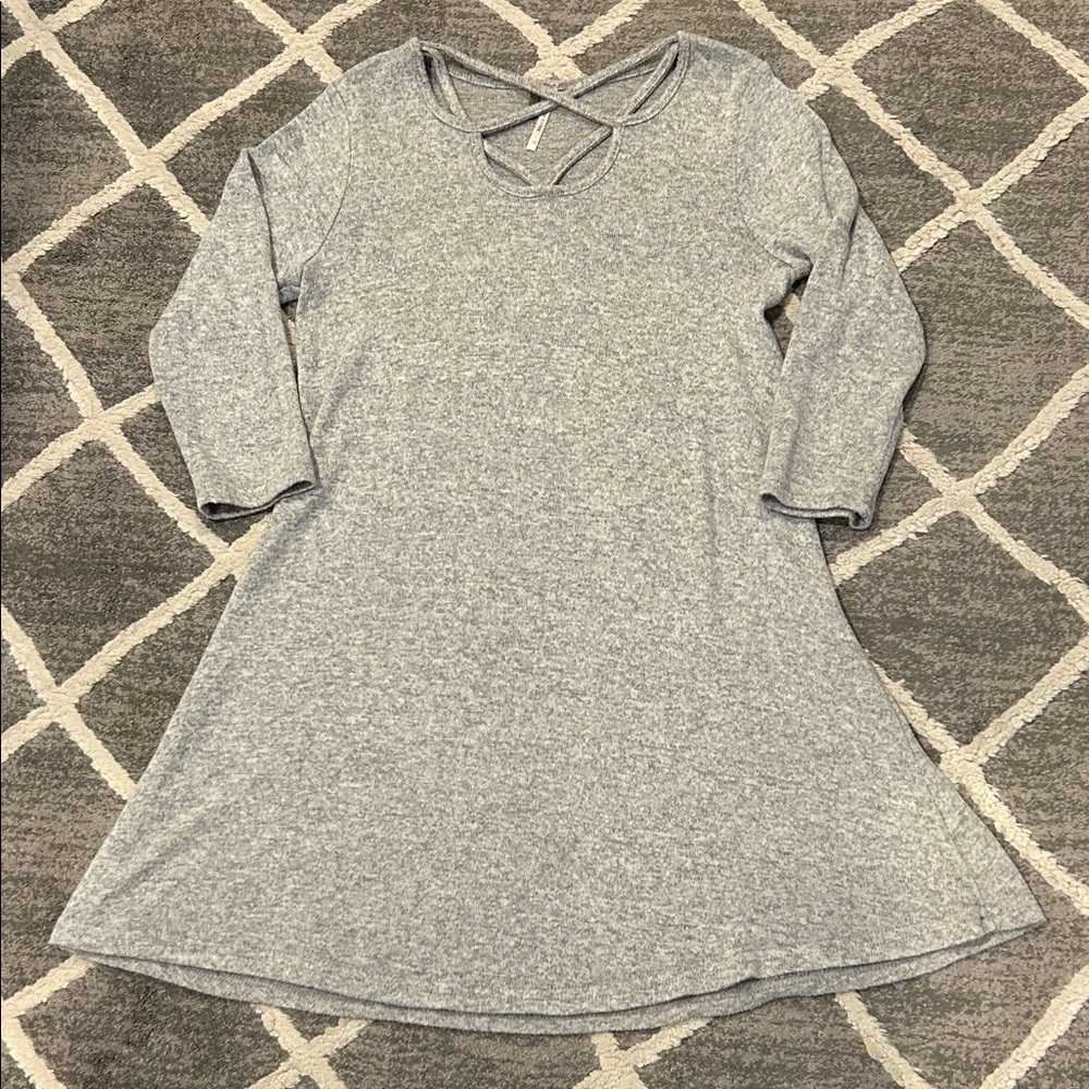 Poof Girl Gray Soft Dress